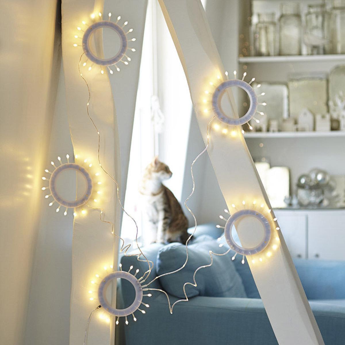 Fleur de Givre Wall light with plug - LED - Wal fixing by Tsé-Tsé White/Transparent – image 3