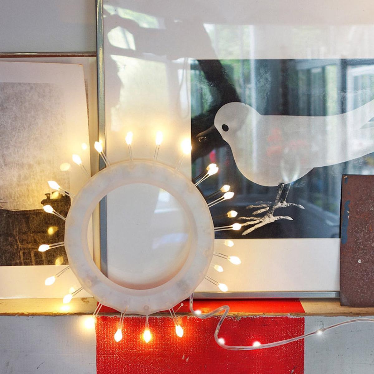 Fleur de Givre Wall light with plug - LED - Wal fixing by Tsé-Tsé White/Transparent – image 5