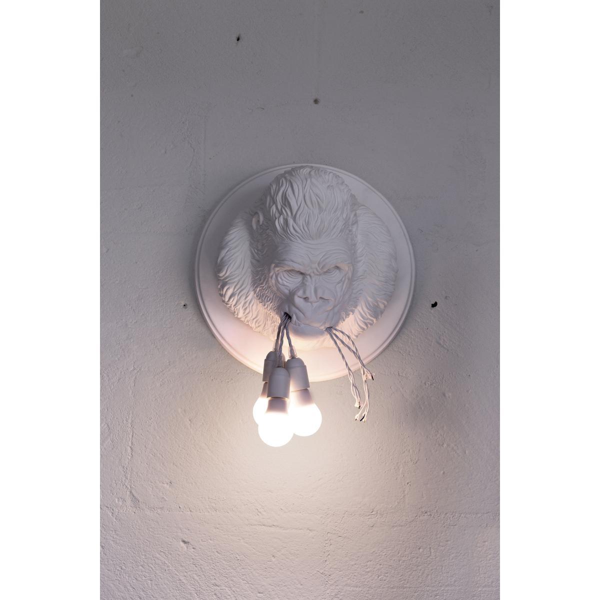 Ugo Rilla Wall light - / Ceramic gorilla - Ø 41.5 cm by Karman White – image 2