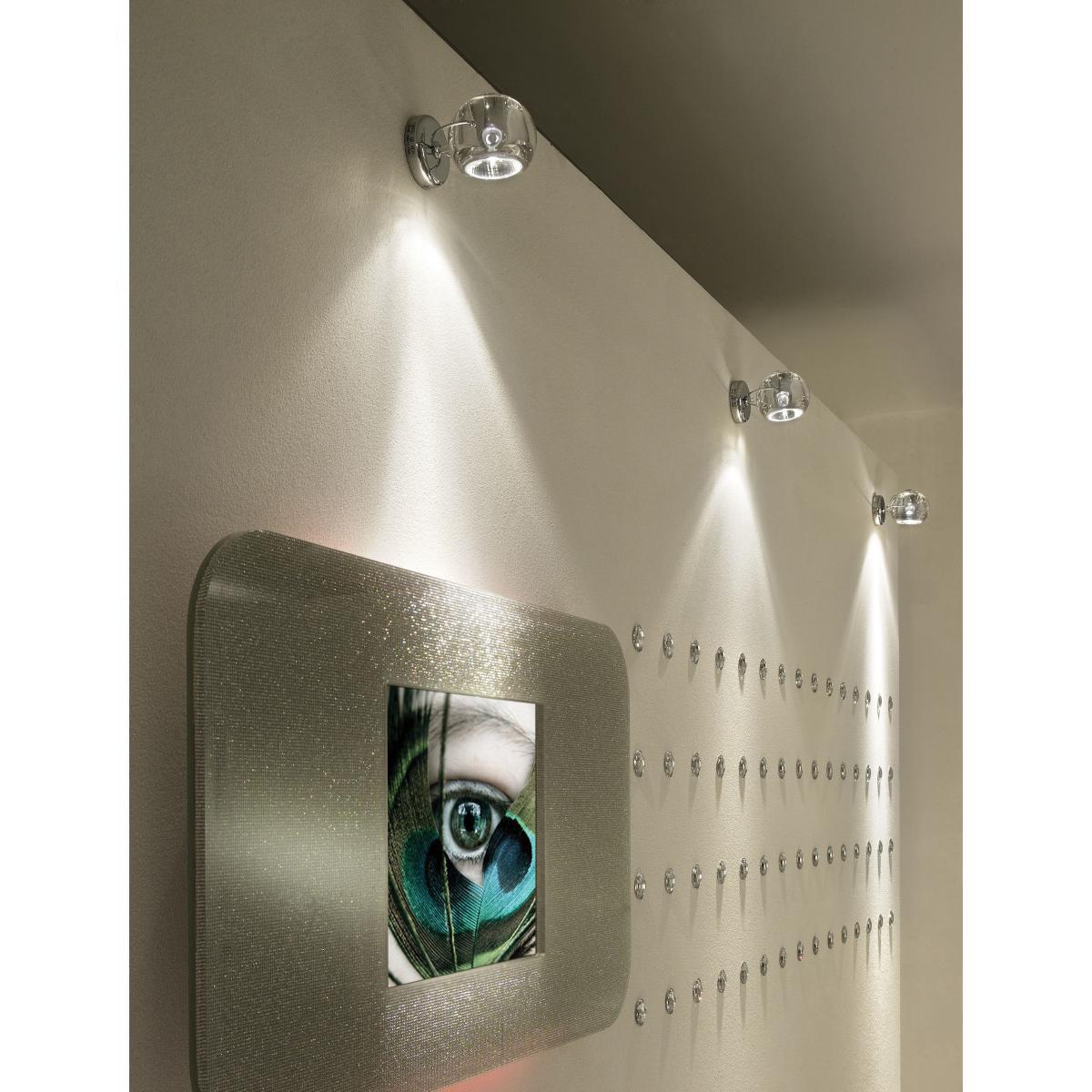 Beluga Wall light - Ceiling light - glass version by Fabbian Yellow – image 2