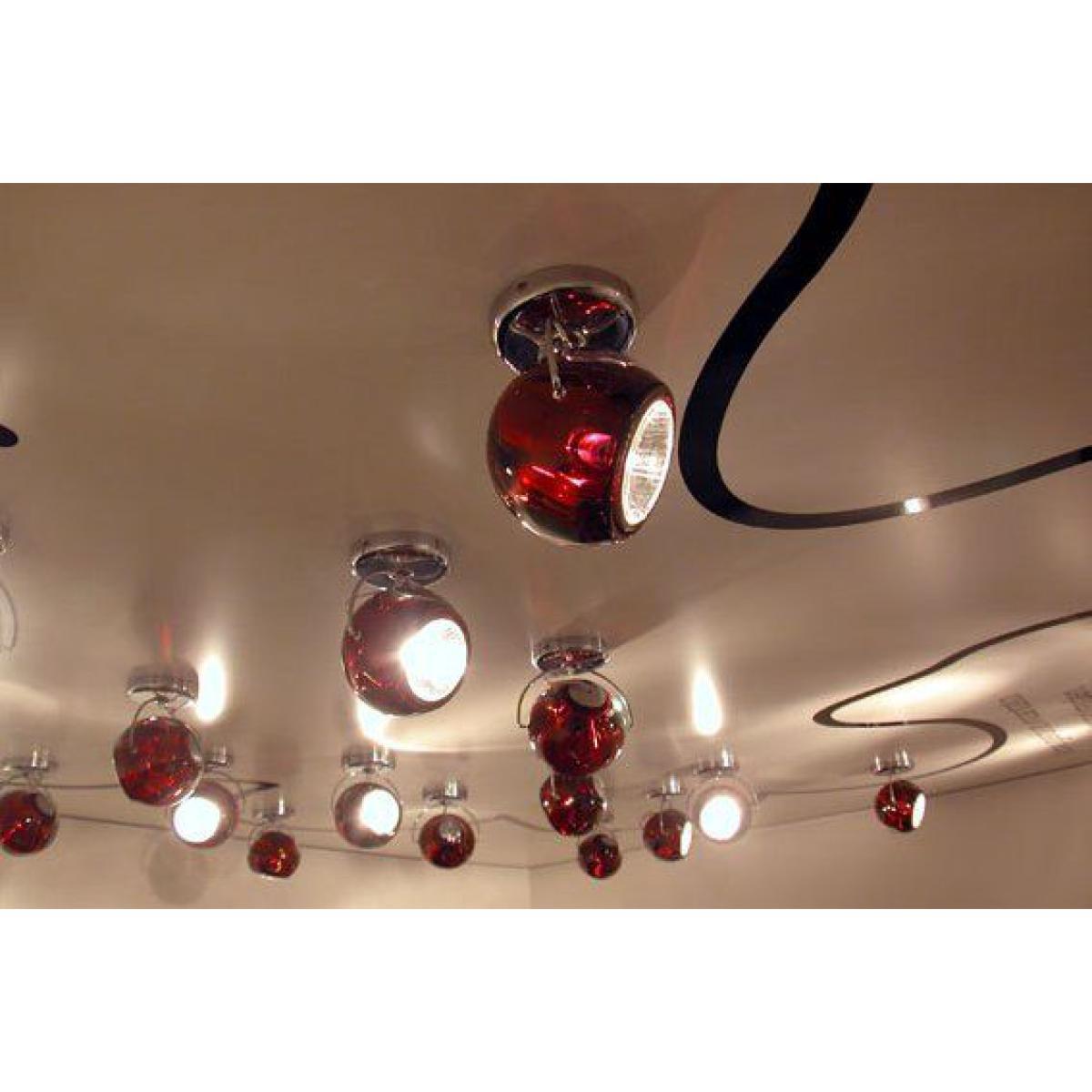 Beluga Wall light - Ceiling light - glass version by Fabbian Yellow – image 12
