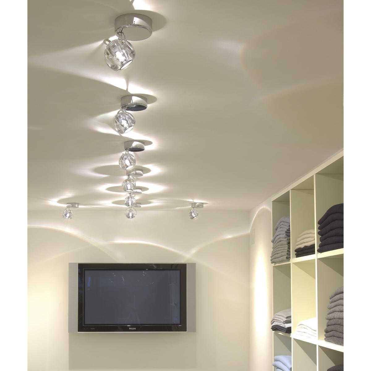 Beluga Wall light - Ceiling light - glass version by Fabbian Yellow – image 4