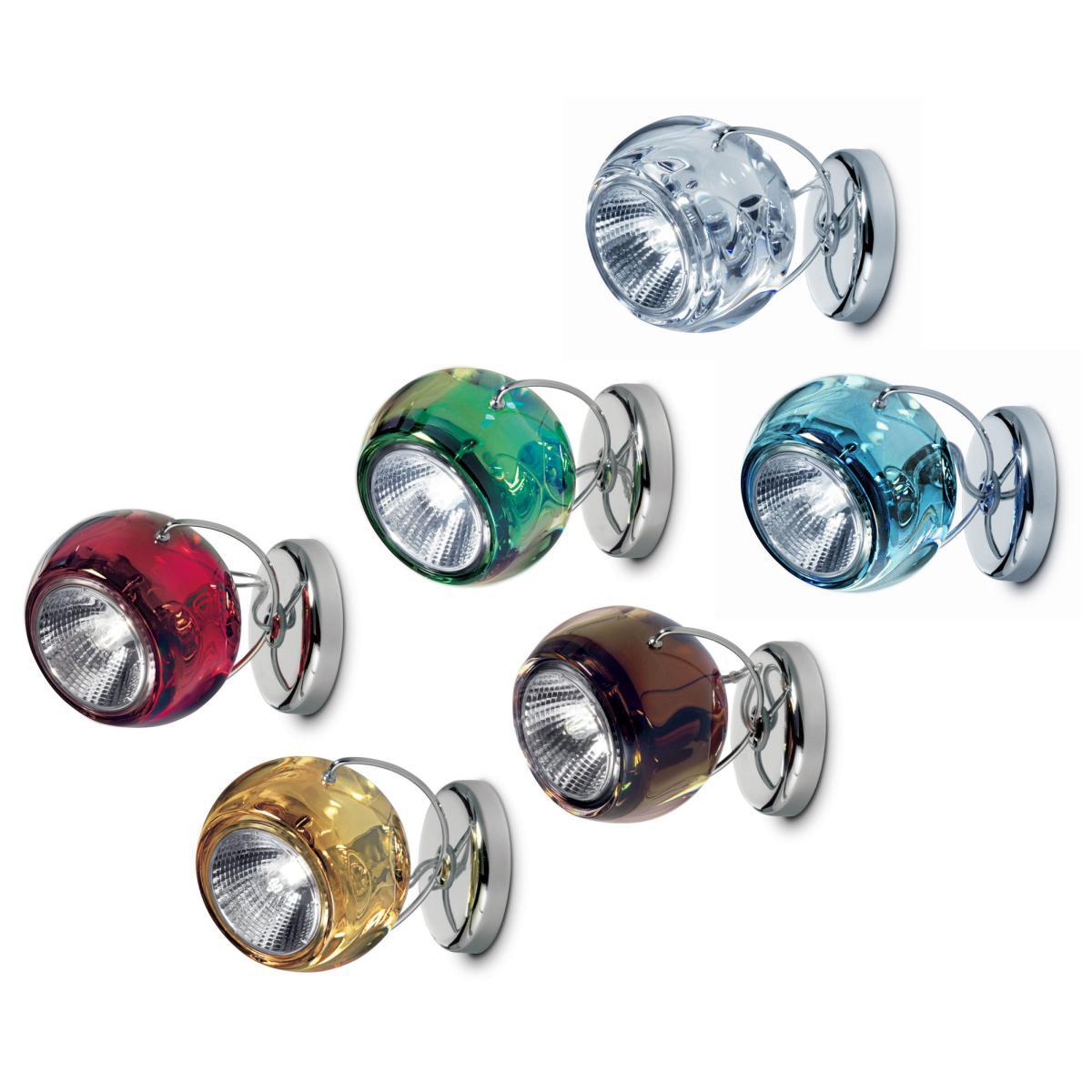 Beluga Wall light - Ceiling light - glass version by Fabbian Yellow – image 10