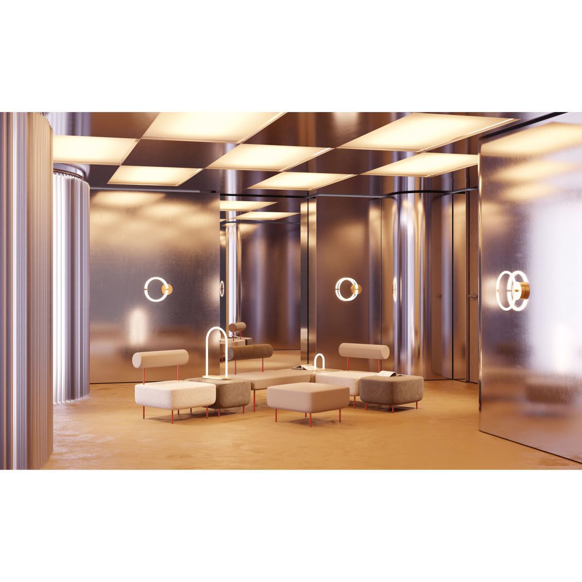 Unseen LED - O Wall light - / Ø 34 cm by Petite Friture White – image 4