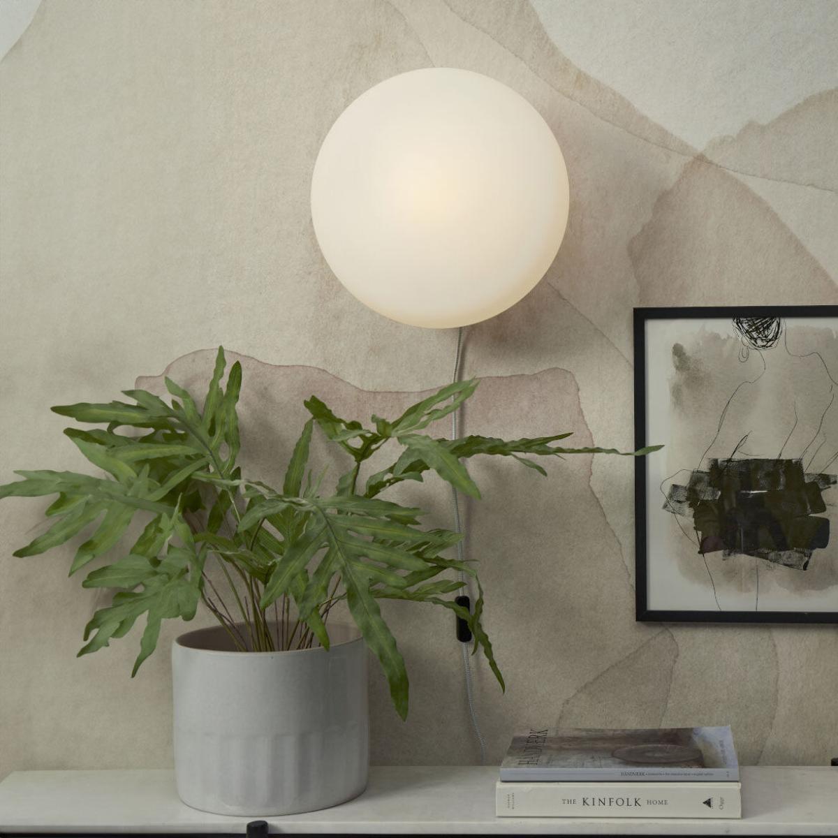 Sapporo Wall light with plug glass white / Ø 34 cm - It's about Romi – image 3