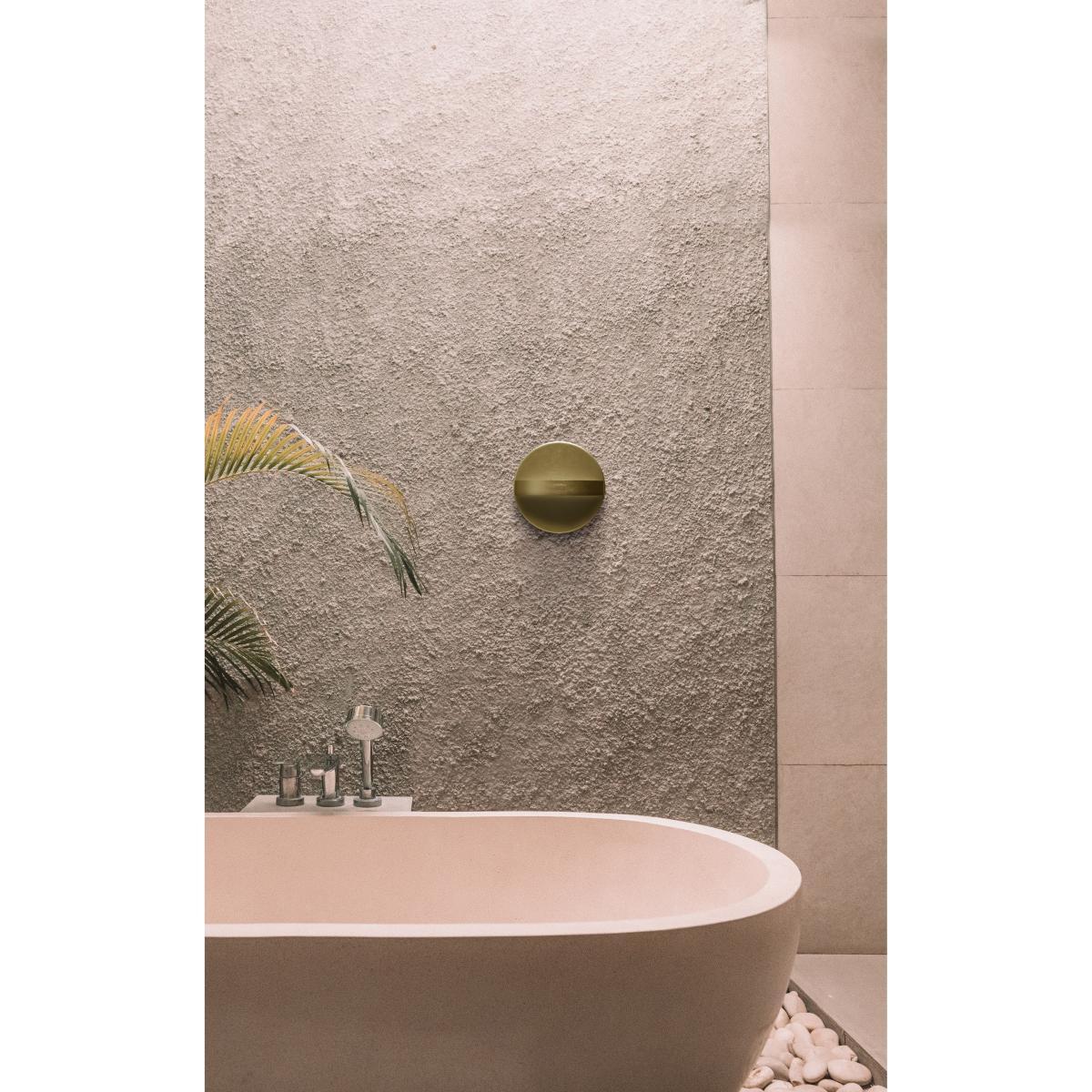 Plus LED OUTDOOR Outdoor wall light - / For bathrooms - Ø 18 cm by ENOstudio Black – image 2