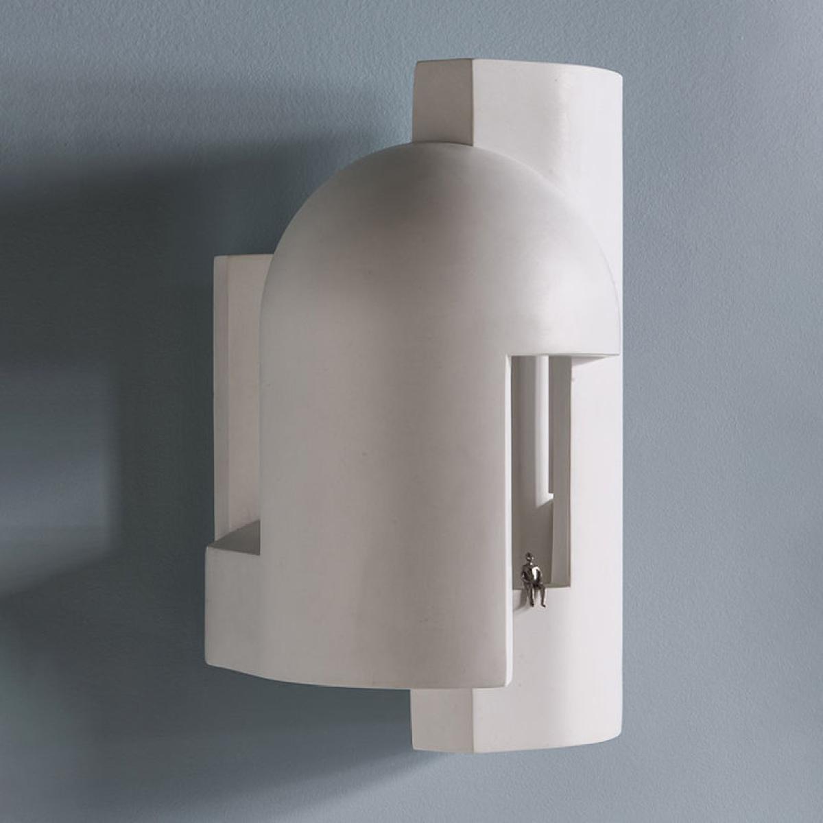 Soul Story 1 Wall light stone white gold / LED - Plaster & gold leaf - DCW éditions – image 2