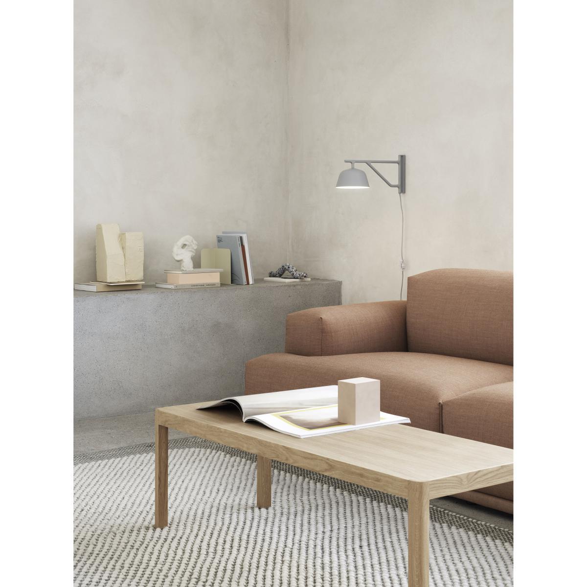 Ambit Wall light with plug - / Rotating arm - L 41 cm by Muuto White – image 2