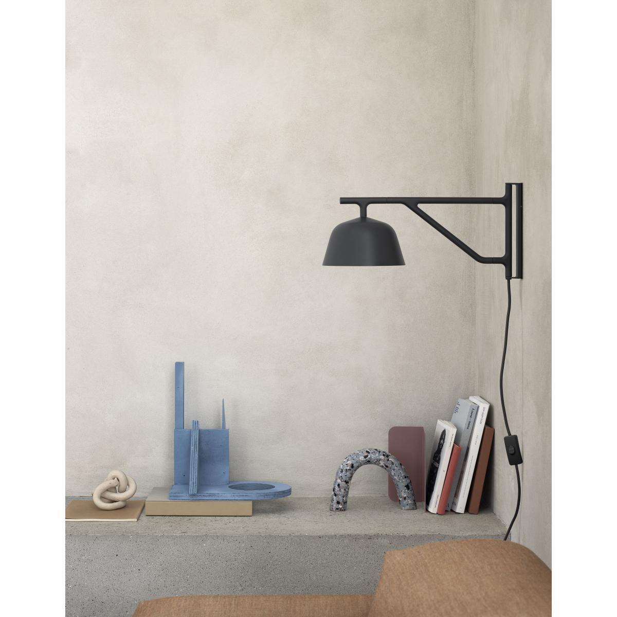 Ambit Wall light with plug - / Rotating arm - L 41 cm by Muuto White – image 3