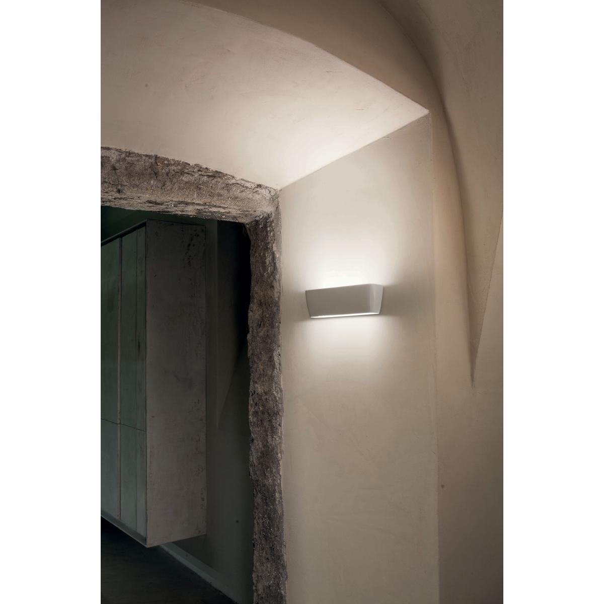 Flaca LED Wall light - / Aluminium - L 28 cm by Nemo White – image 2