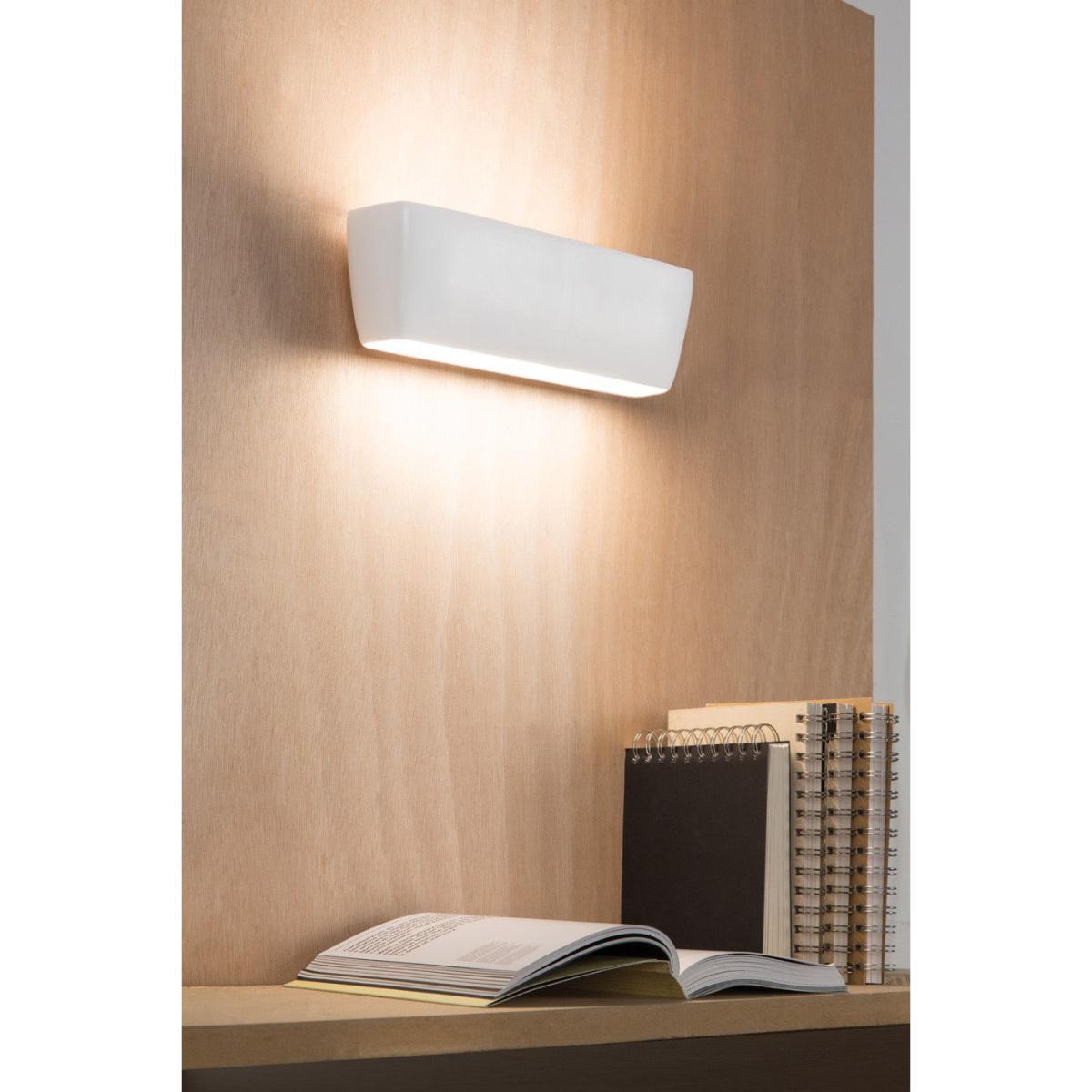 Flaca LED Wall light - / Aluminium - L 28 cm by Nemo White – image 3