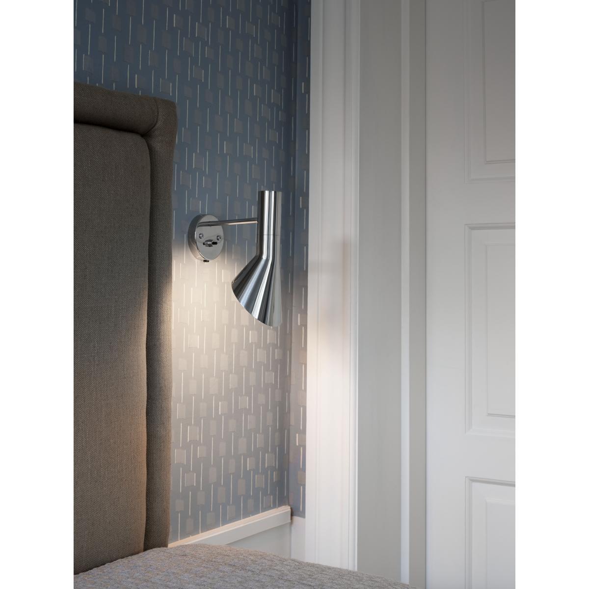 AJ Wall light with plug - / Adjustable - Arne Jacobsen, 1957 by Louis Poulsen Grey/Silver/Metal – image 2