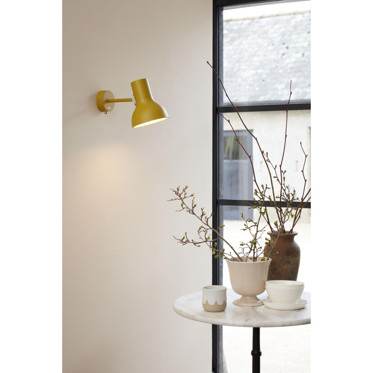 Type 75 Mini Wall light with plug - / Mains power connection - By Margaret Howell by Anglepoise Yellow – image 2