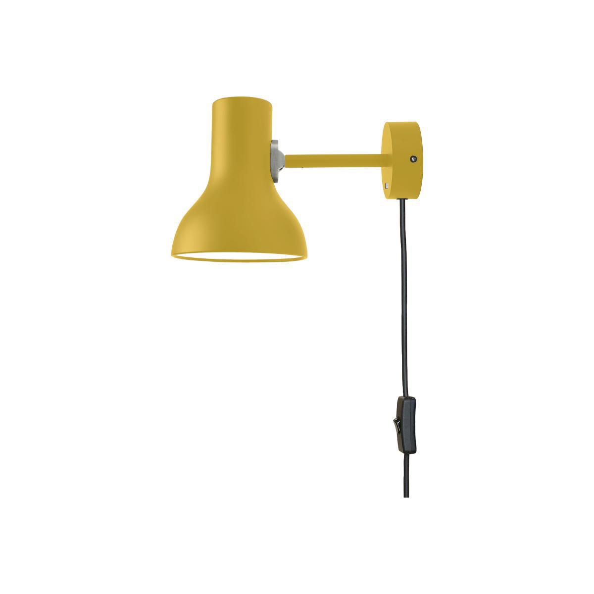 Type 75 Mini Wall light with plug - / Mains power connection - By Margaret Howell by Anglepoise Yellow – image 1