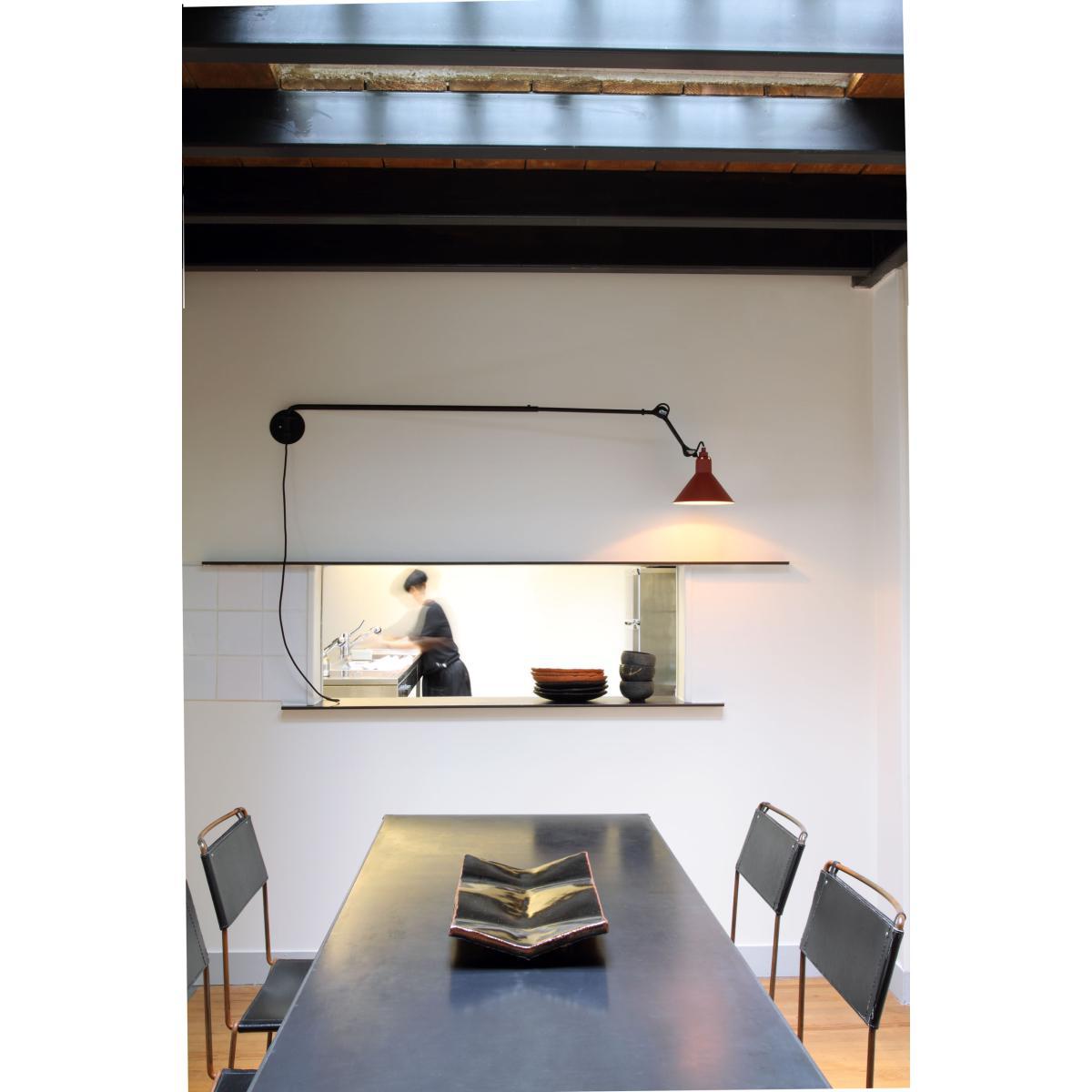 N°213 Wall light - With telescopic arm by DCW éditions - Lampes Gras Black – image 2