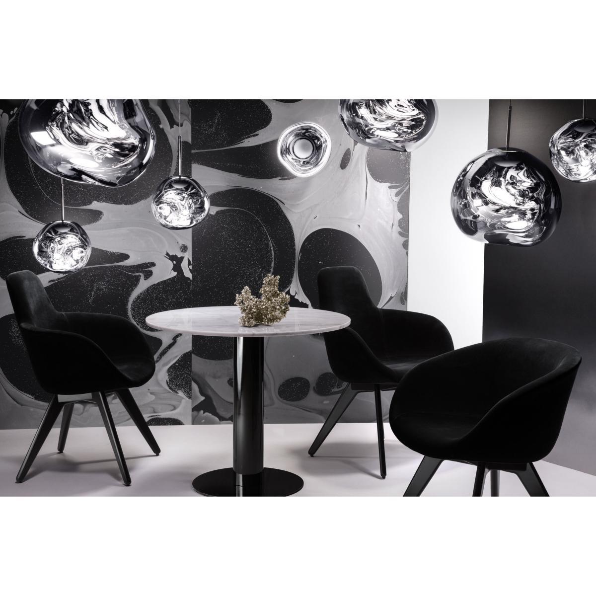 Melt Mini LED Wall light - / Ceiling light - Ø 30 cm by Tom Dixon Grey/Silver/Metal – image 9