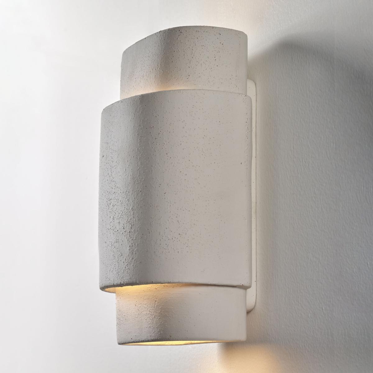 Terres de rêves - Pierre Wall light ceramic white / L 18.5 x H 28 cm - Serax – image 2