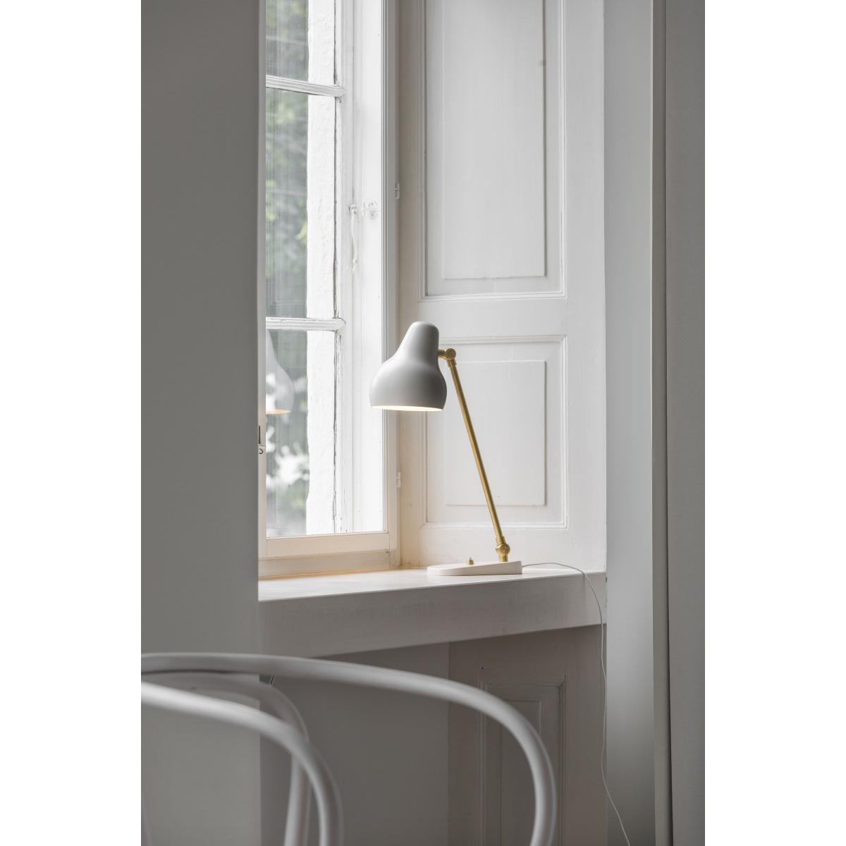 VL38 Wall light - LED - Brass & aluminium - Switch by Louis Poulsen White/Gold – image 2