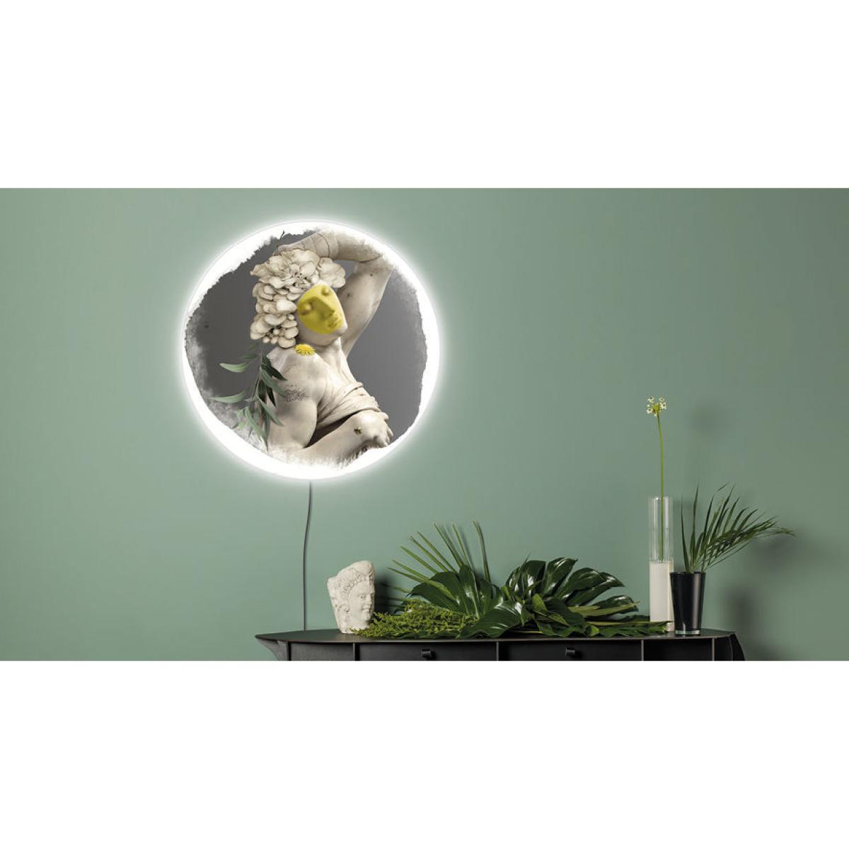Il Divino Wall light with plug - / Lit table - Fabric & metal / Ø 75 cm by Ibride Multicoloured – image 2