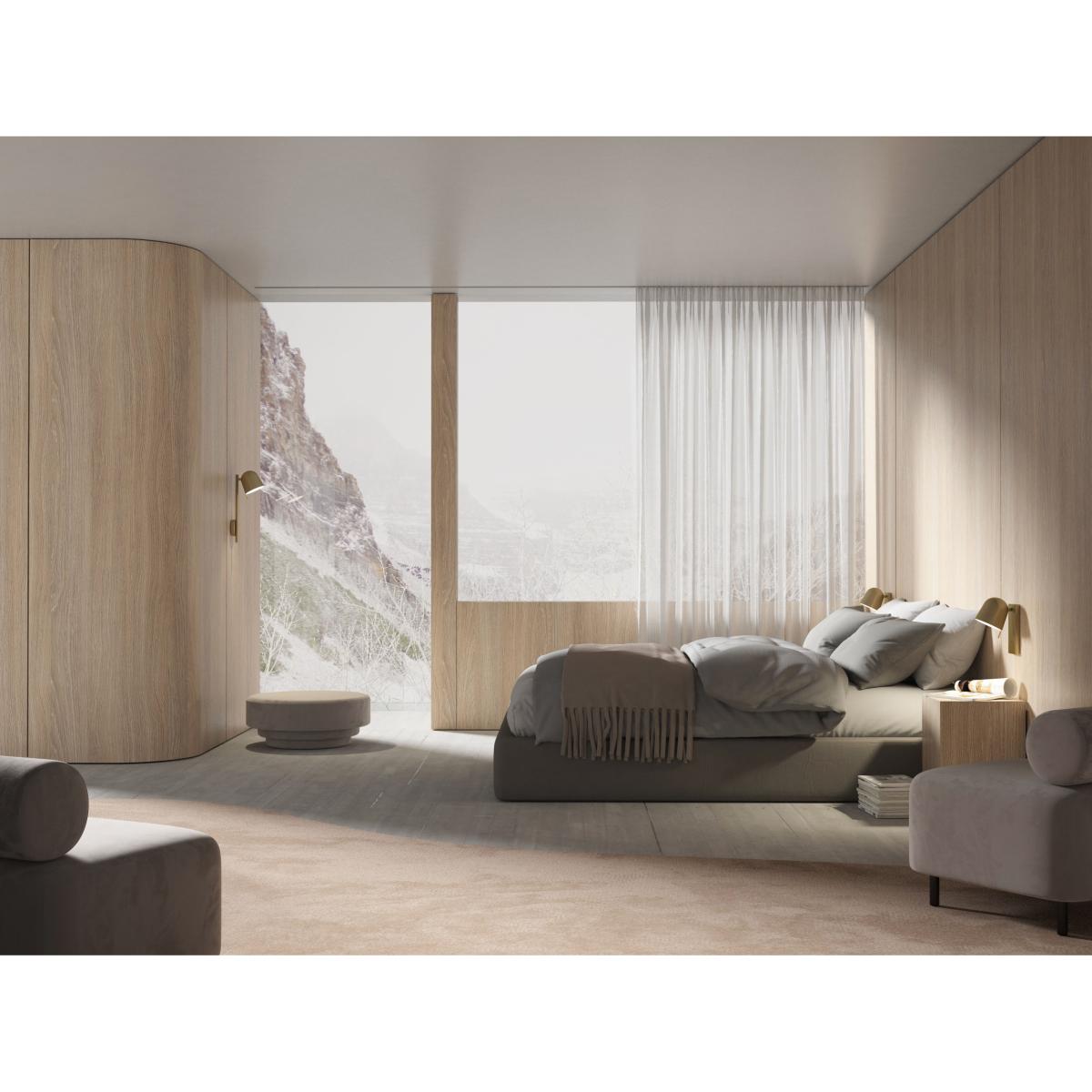 HO Wall light - / L 13 x H 45 cm - Adjustable by ENOstudio Gold – image 11