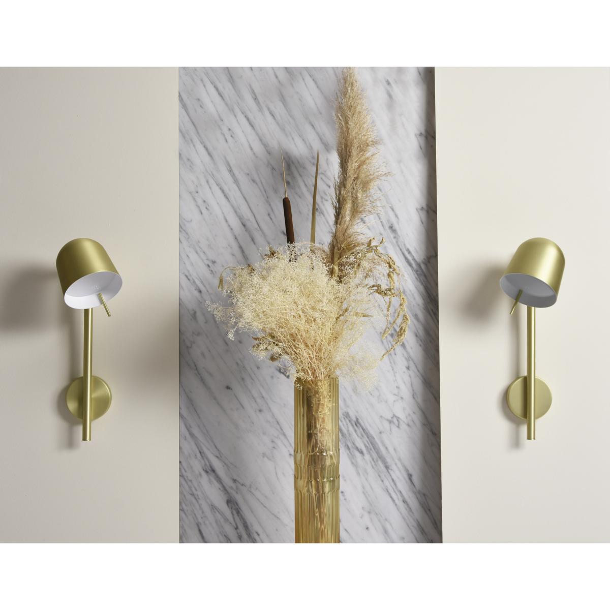 HO Wall light - / L 13 x H 45 cm - Adjustable by ENOstudio Gold – image 12