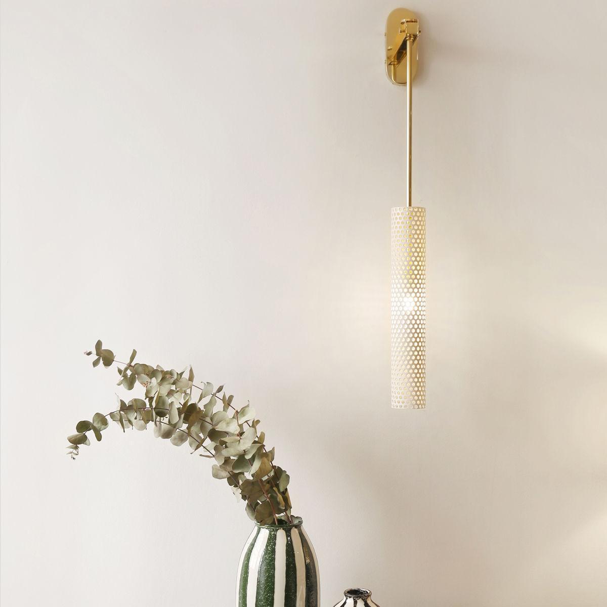 Diva Large Wall light - / H 70 cm by Maison Sarah Lavoine White/Black – image 4