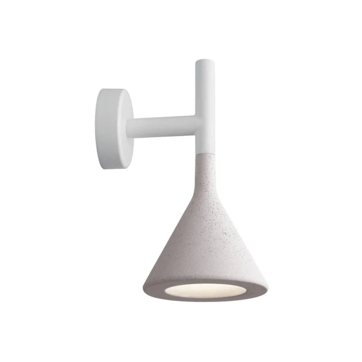 Aplomb Mini Wall light stone white / Concrete - Foscarini – image 1