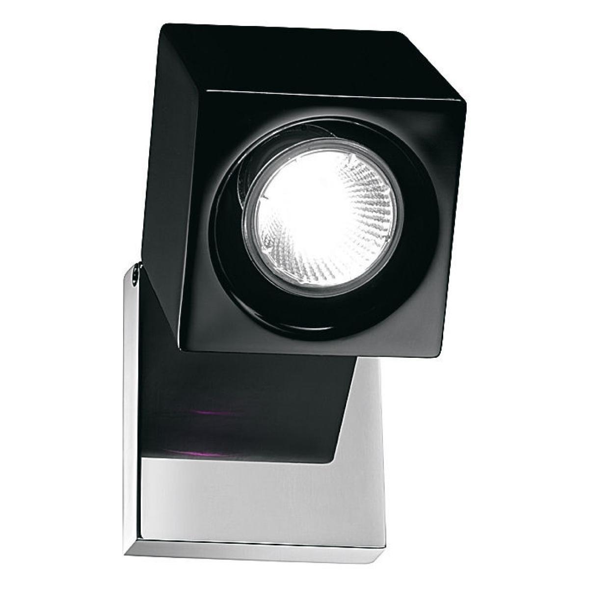 Cubetto Black Wall light - Ceiling lamp - Swiveling by Fabbian Black/Purple – image 2