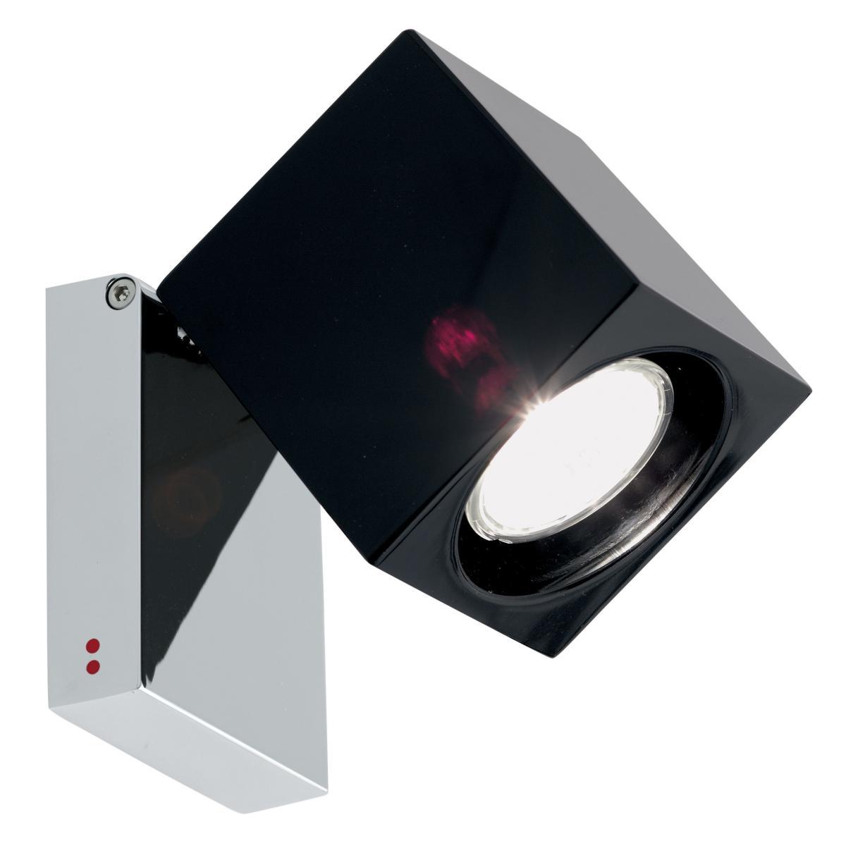 Cubetto Black Wall light - Ceiling lamp - Swiveling by Fabbian Black/Purple – image 3