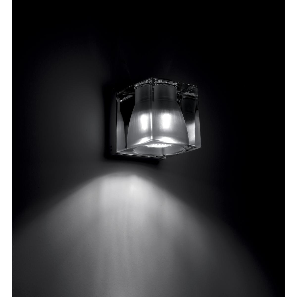 Cubetto Black Wall light - Ceiling lamp - Swiveling by Fabbian Black/Purple – image 5