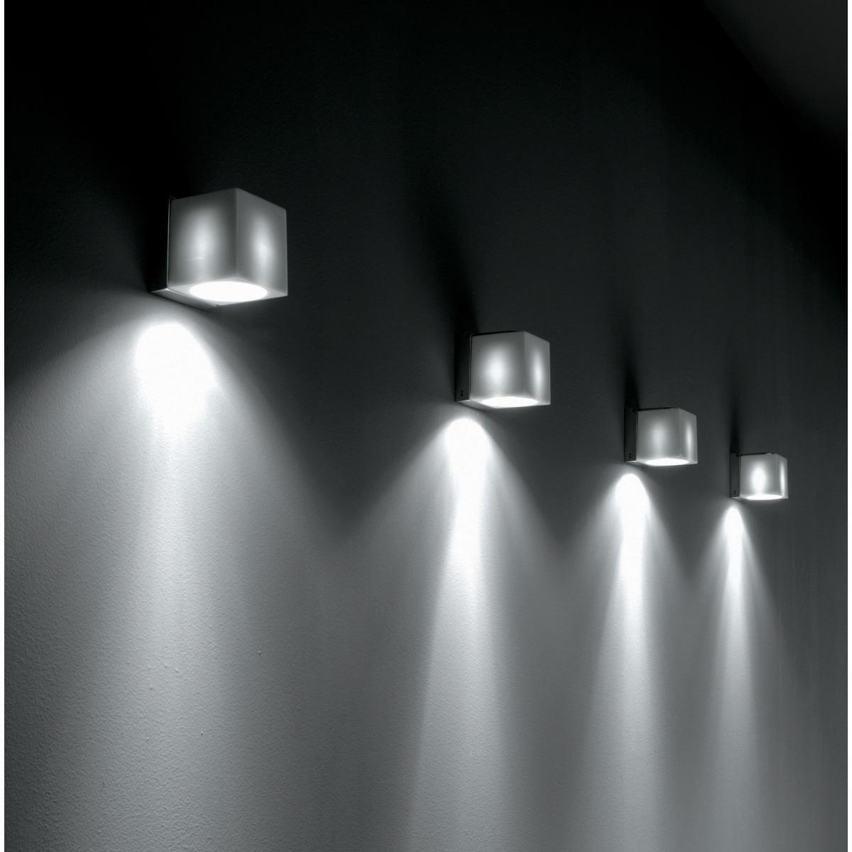 Cubetto Black Wall light - Ceiling lamp - Swiveling by Fabbian Black/Purple – image 6
