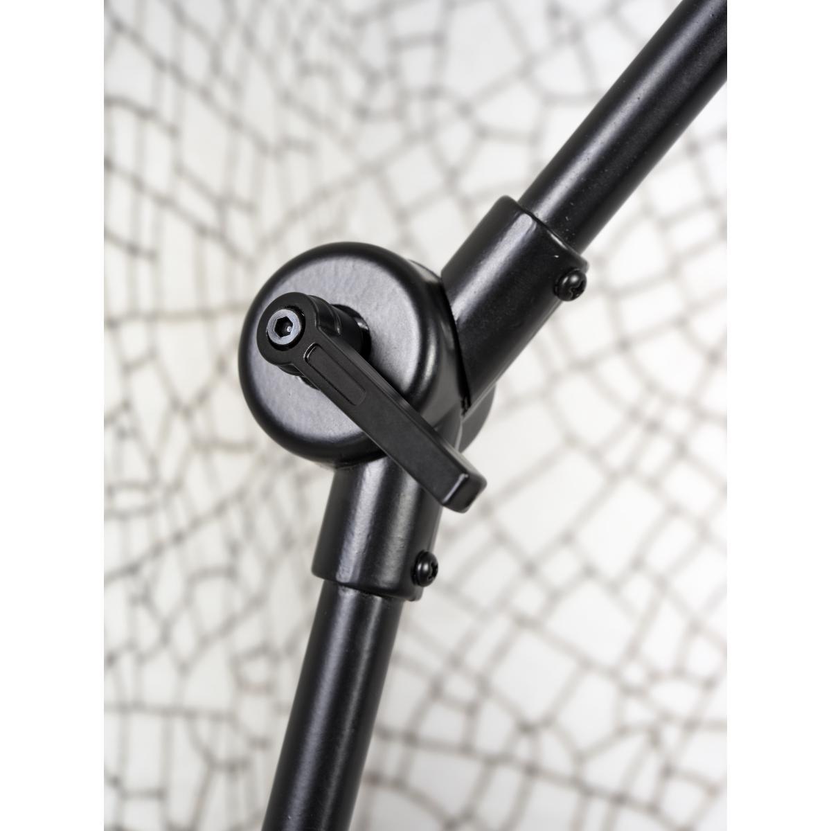 Amsterdam Large Wall light with plug - / Fabric lampshade - L 100 cm by It's about Romi White/Black – image 9