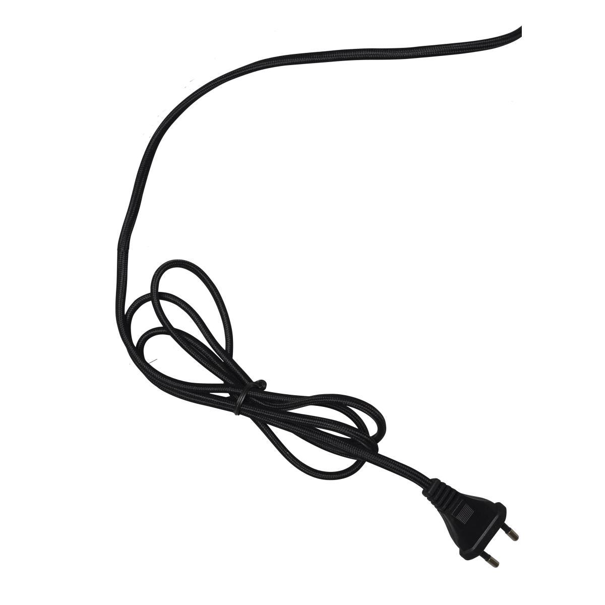 Amsterdam Large Wall light with plug - / Fabric lampshade - L 100 cm by It's about Romi White/Black – image 10