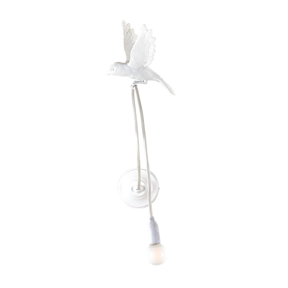 Sparrow / Landing Wall light with plug plastic material white - Seletti – image 2