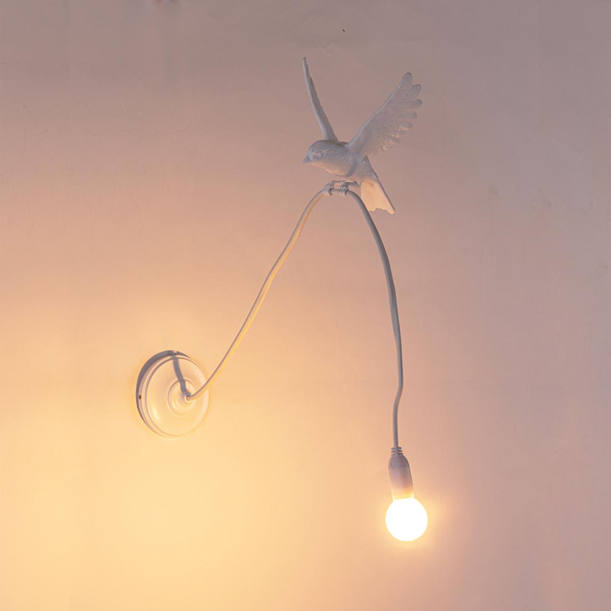 Sparrow / Landing Wall light with plug plastic material white - Seletti – image 3