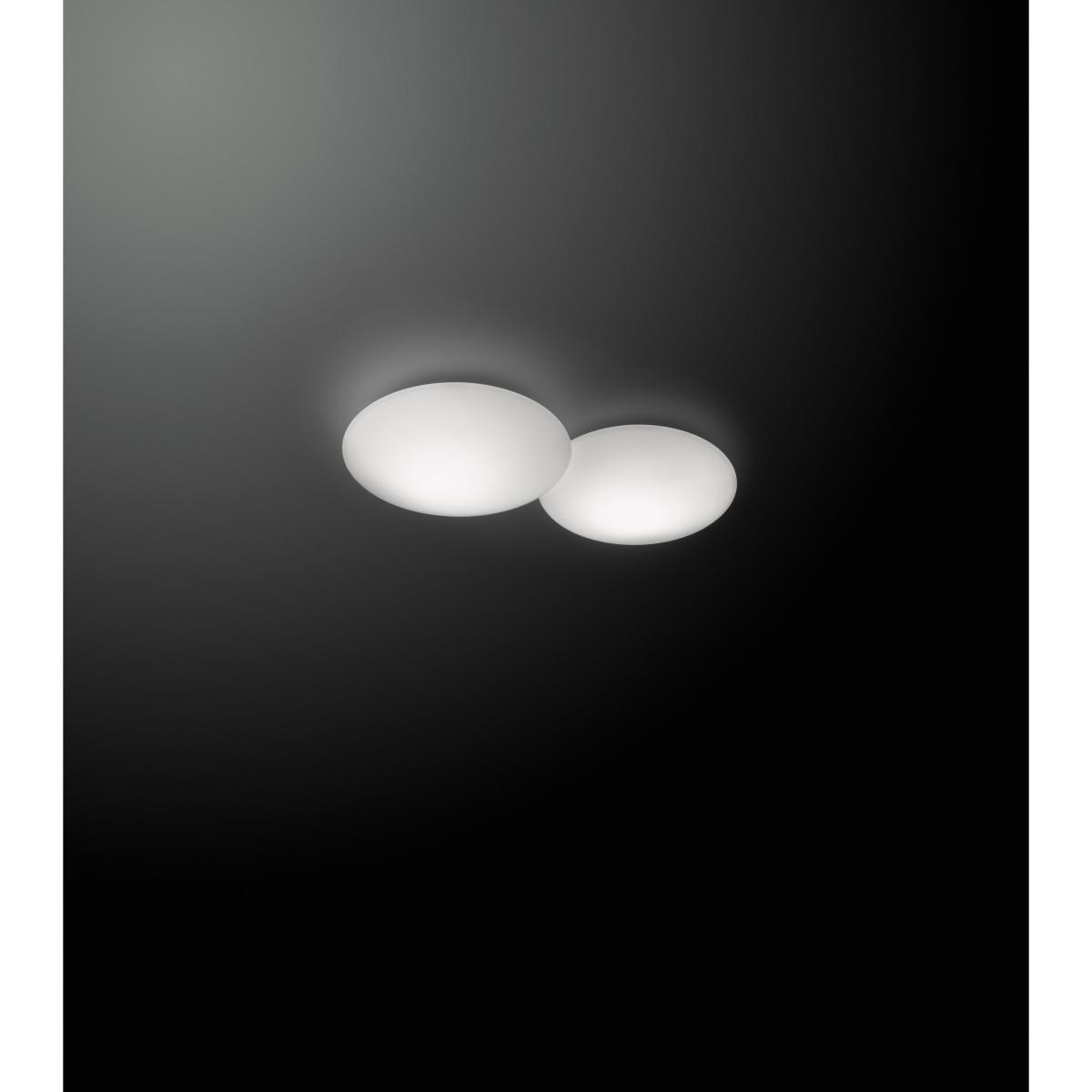 Puck Double LED Wall light - Ceiling lamp by Vibia White – image 2