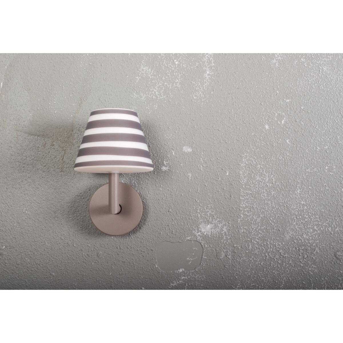 Add the wally LED Outdoor wall light - / Rechargeable - Touch dimmer - H 22 cm by Fatboy White – image 3