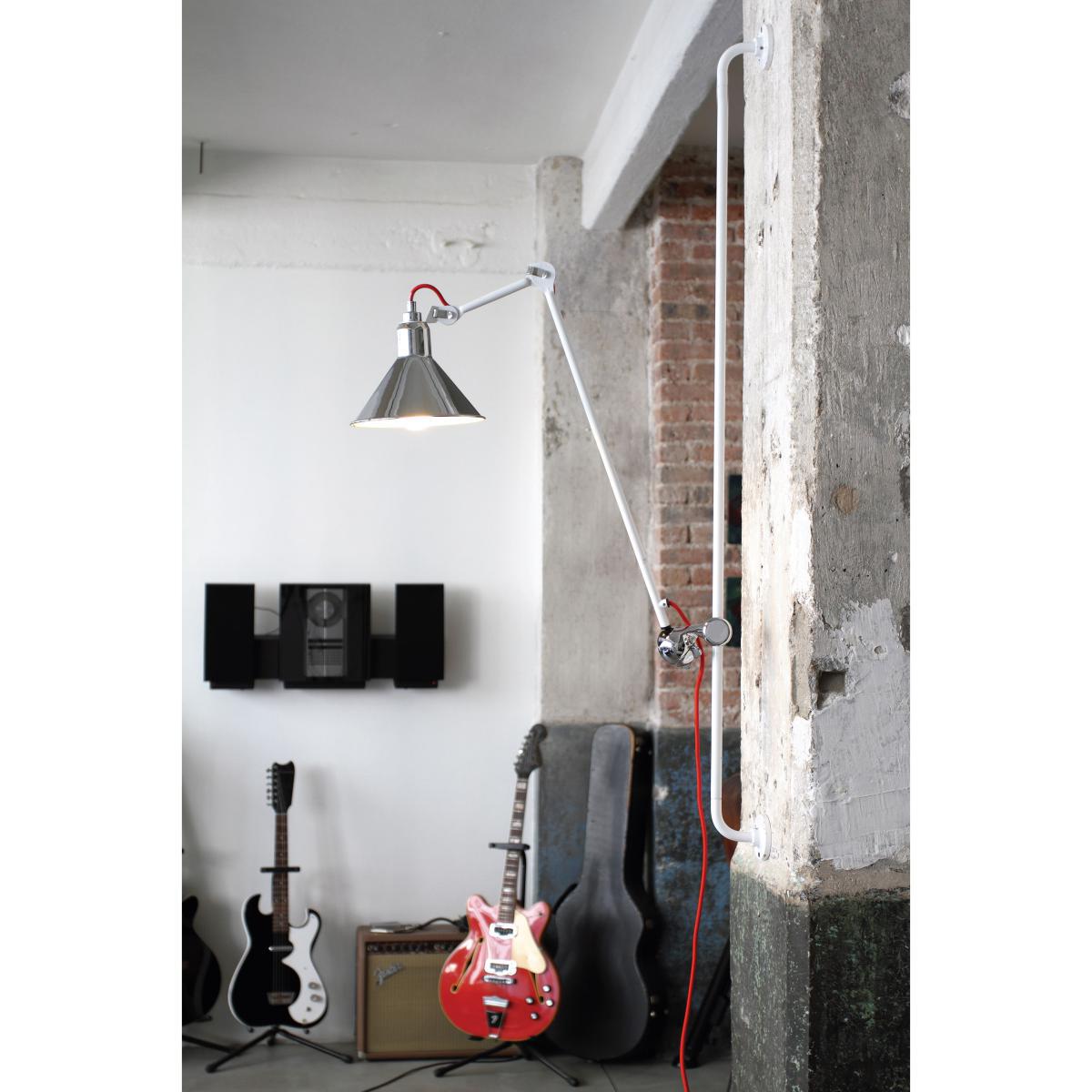 N°214 Wall light with plug by DCW éditions Black/Copper – image 3