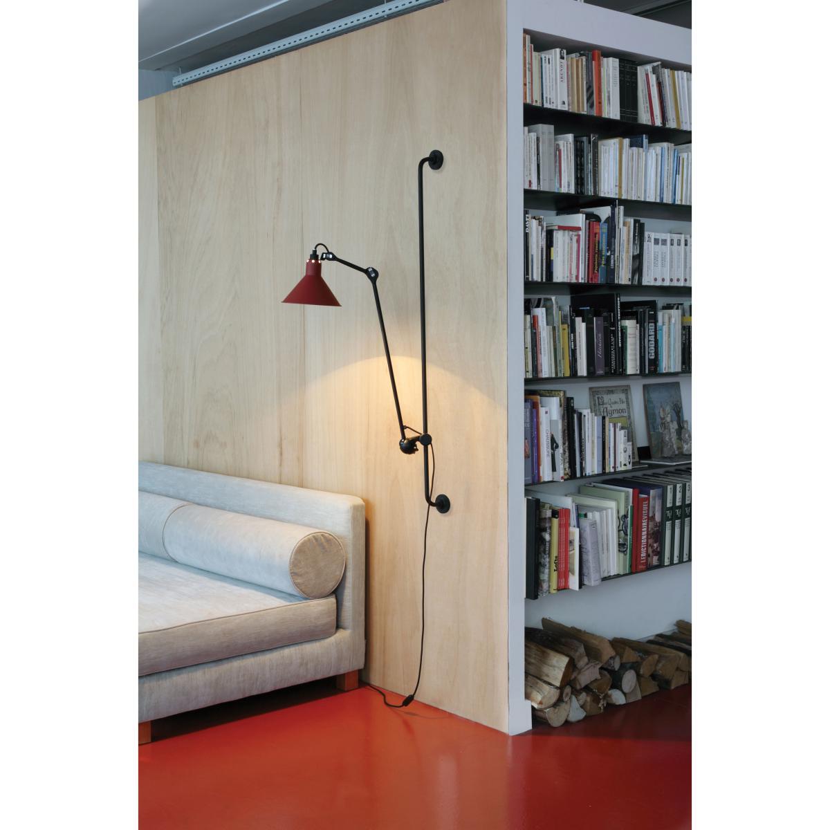 N°214 Wall light with plug by DCW éditions Black/Copper – image 4