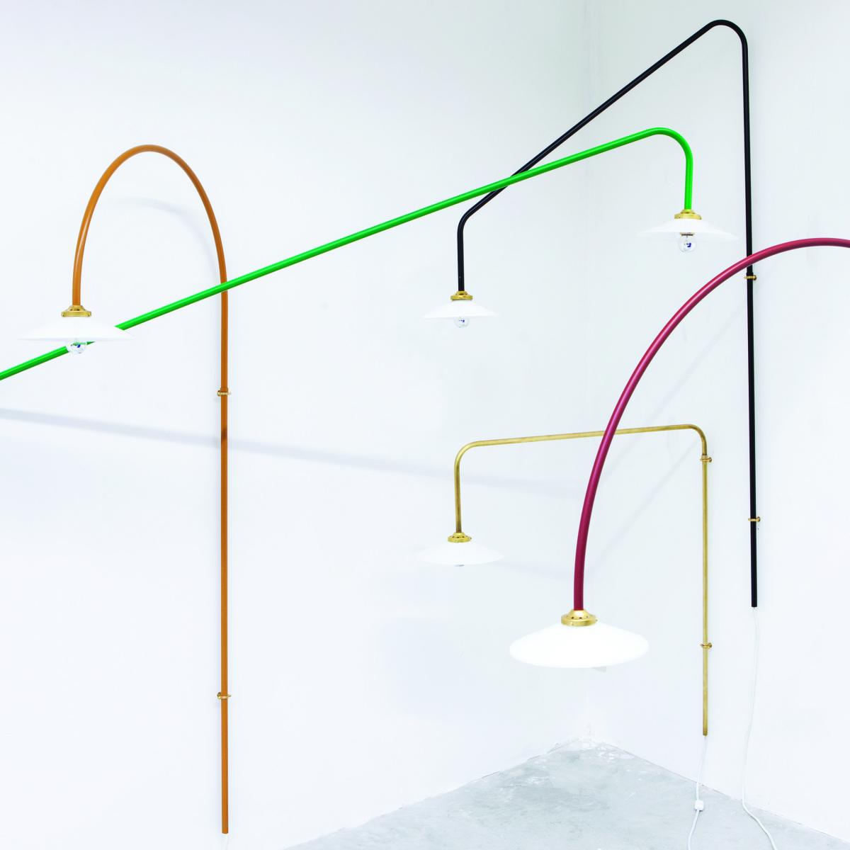 Hanging Lamp n°2 Wall light with plug metal beige / H 235 x W 75 cm - valerie objects – image 2