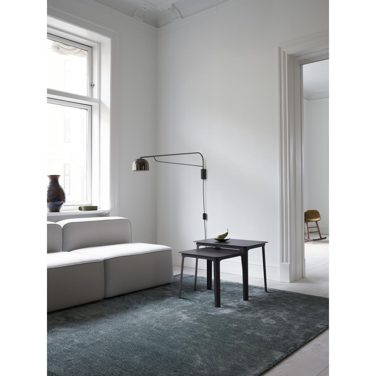 Grant Wall light with plug - / Metal & granite - Rotating - L 111 cm by Normann Copenhagen Grey/Black – image 3