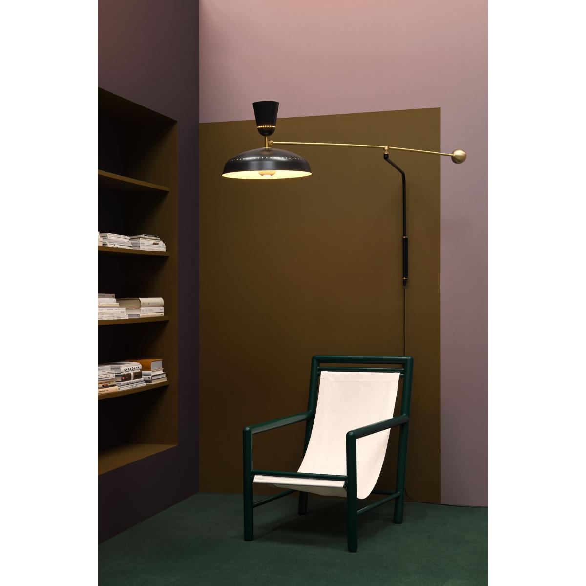 G1 Wall light with plug - / 1951 reissue, Pierre Guariche - L 115 cm by SAMMODE STUDIO White – image 2