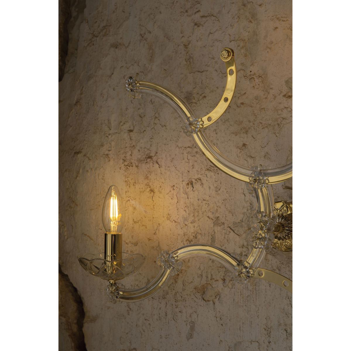 Ghebo Wall light - / Glass & Metal - L 49 x H 35 cm by Karman Metal – image 3