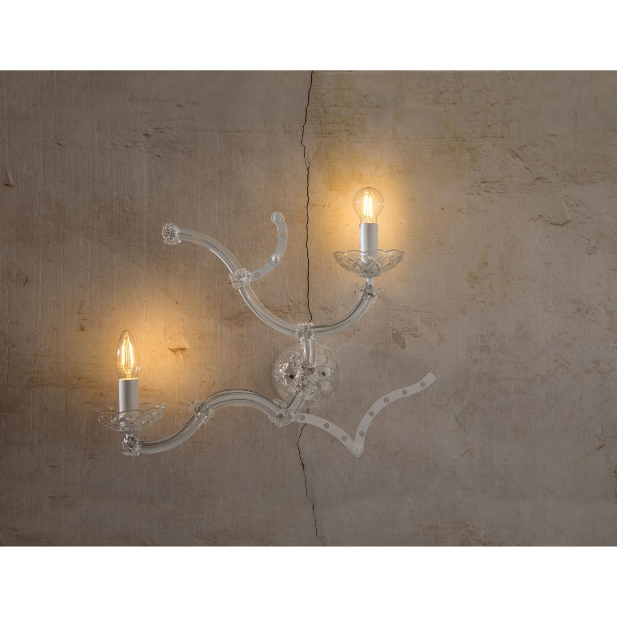 Ghebo Wall light - / Glass & Metal - L 49 x H 35 cm by Karman Metal – image 4
