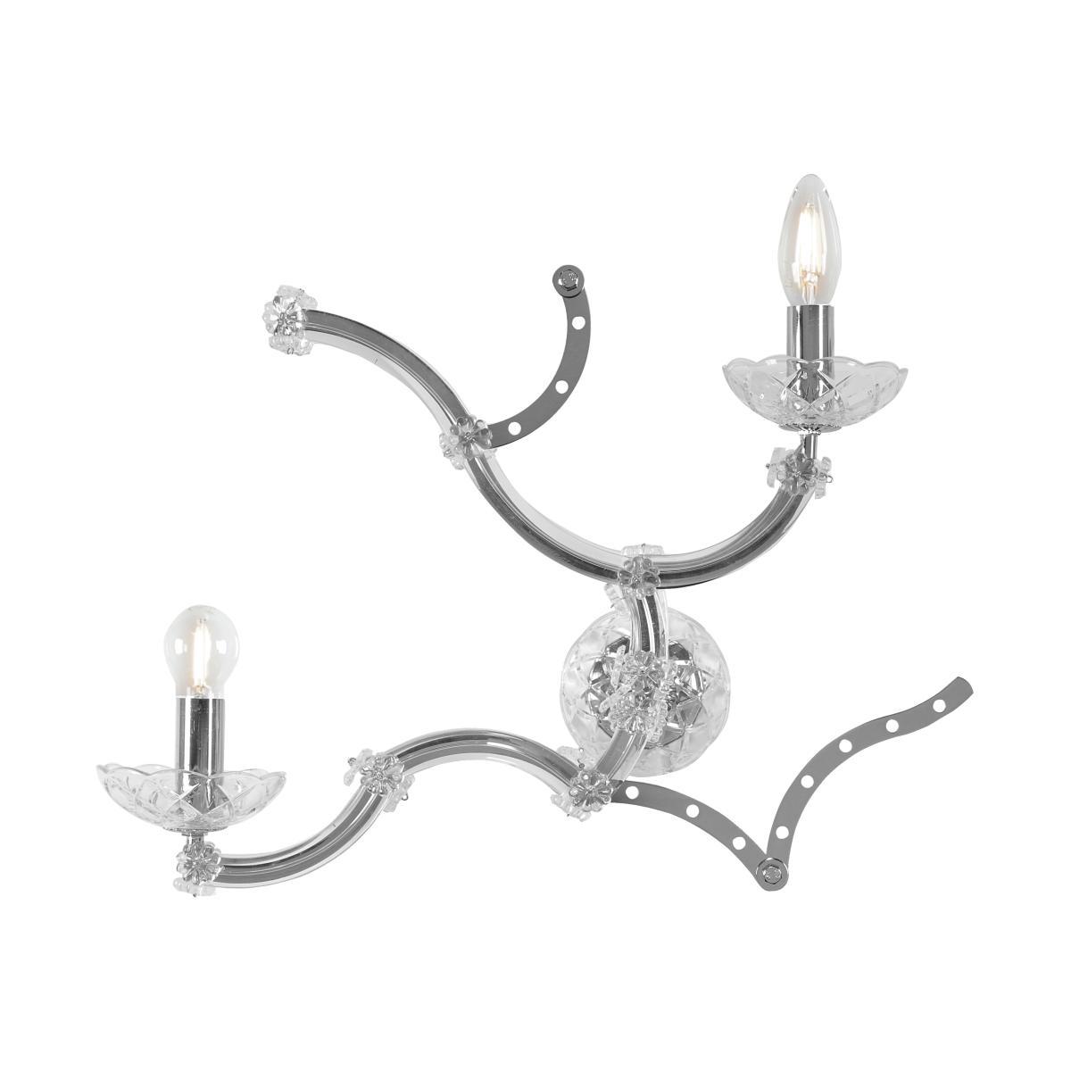 Ghebo Wall light - / Glass & Metal - L 49 x H 35 cm by Karman Metal – image 1