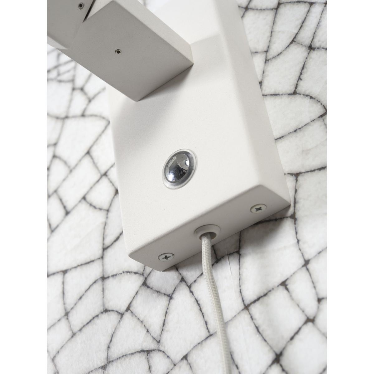 Zurich LED Wall light with plug - / Adjustable reading lamp - Metal by It's about Romi White – image 6