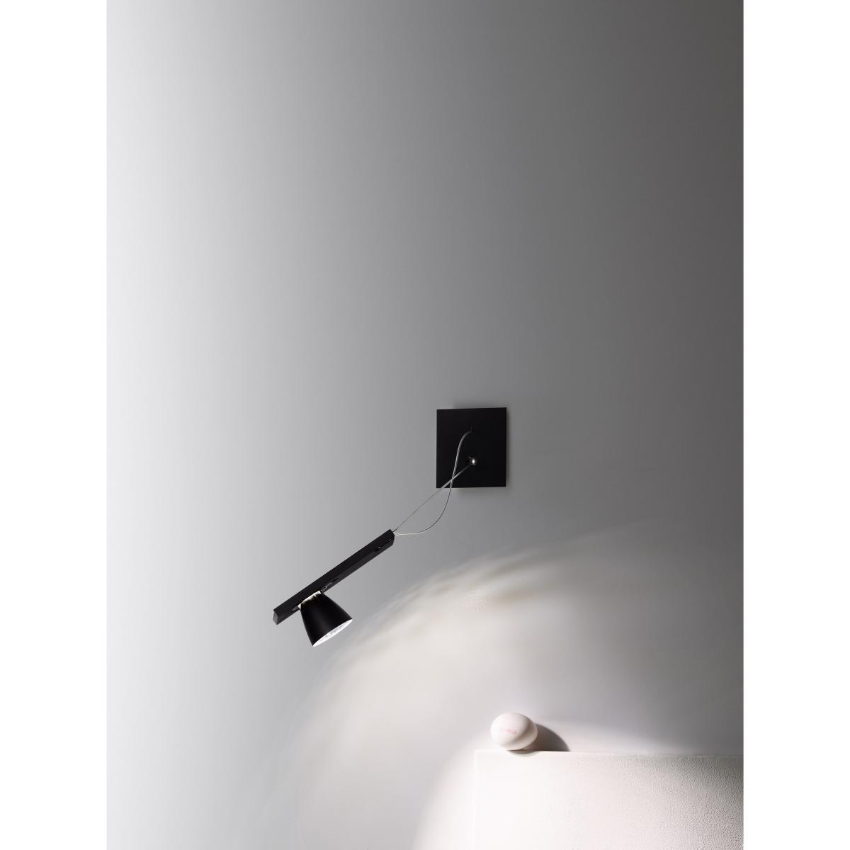 WaLL.E.D Wall light - LED / Swivelling by Ingo Maurer Black – image 2