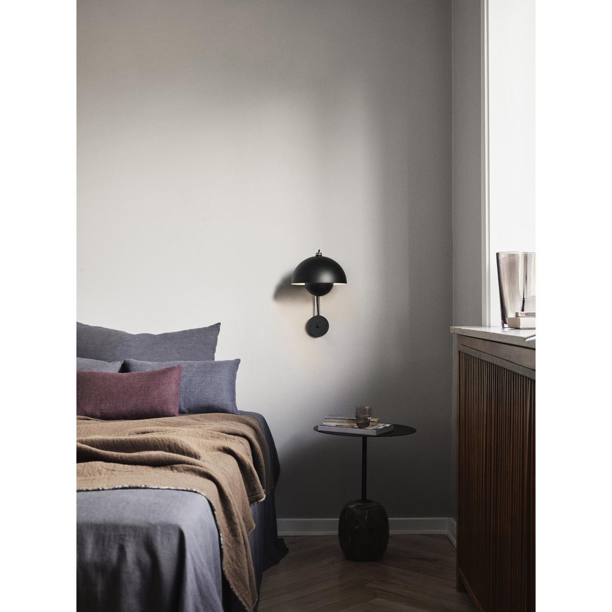 Flowerpot VP8 Wall light with plug - / By Verner Panton, 1968 by &tradition Grey/Beige – image 3