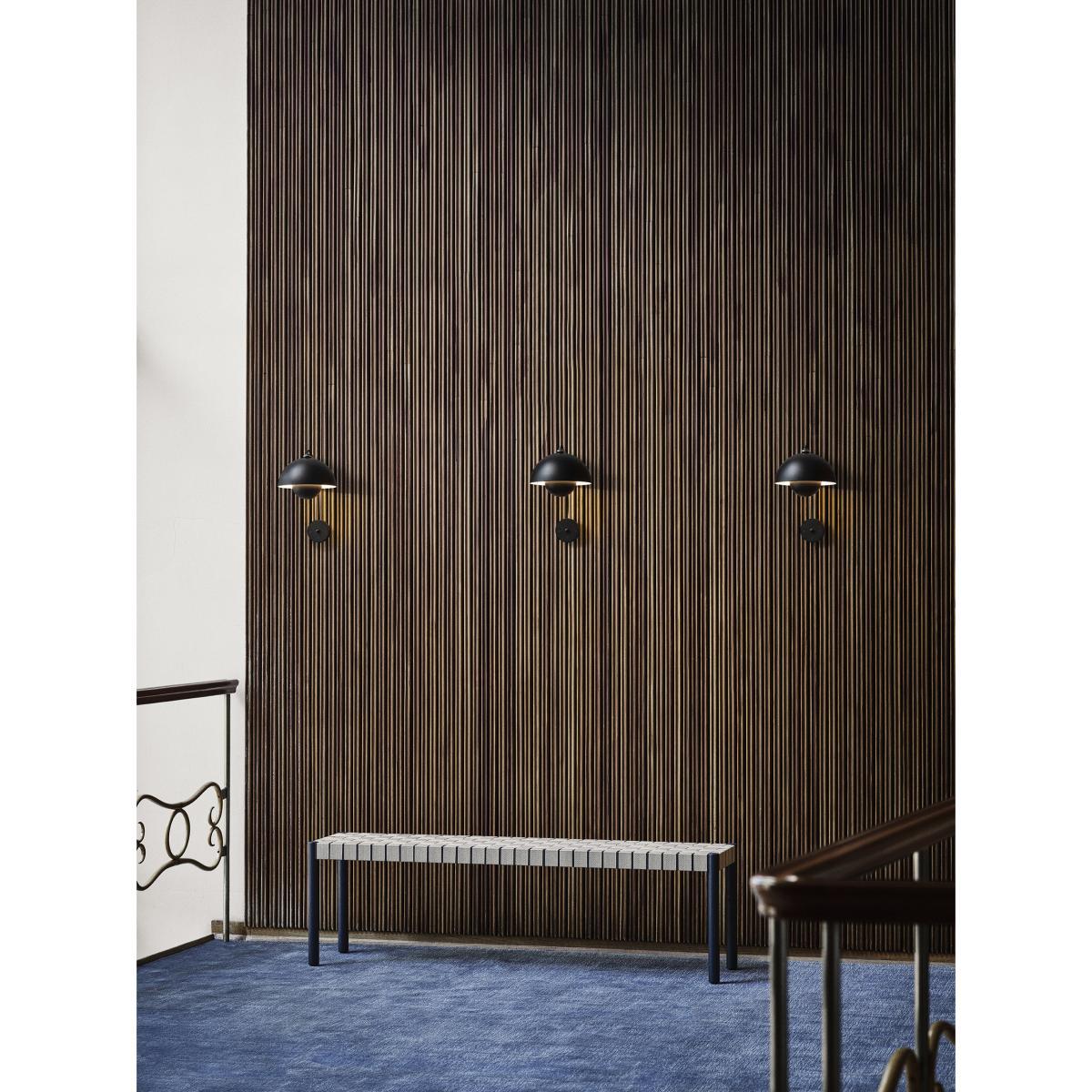 Flowerpot VP8 Wall light with plug - / By Verner Panton, 1968 by &tradition Grey/Beige – image 4
