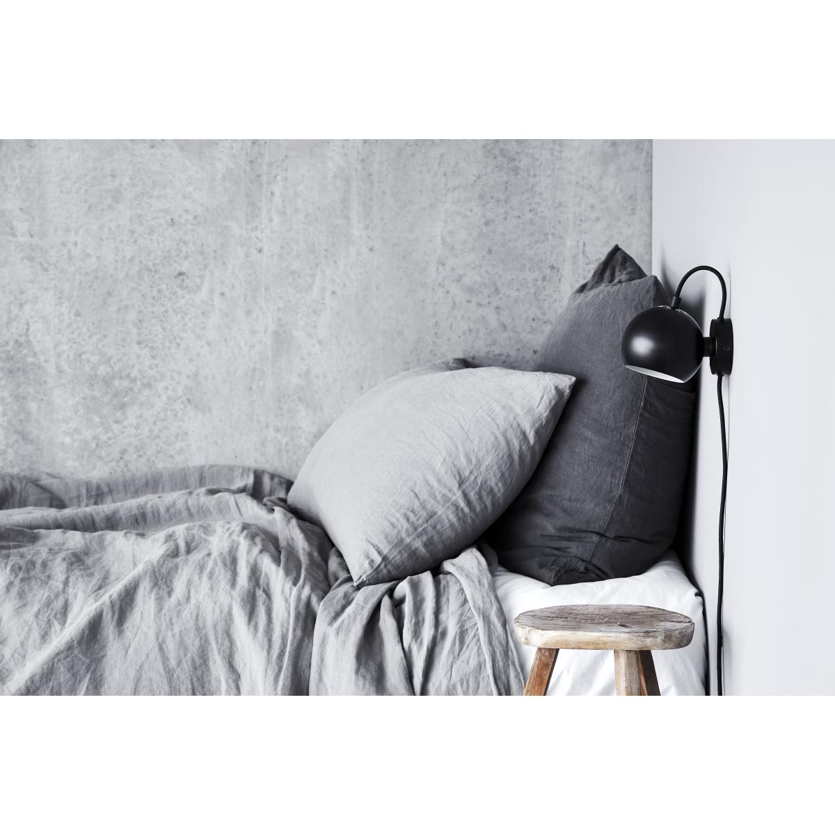 Ball Wall light with plug - / Ø 12 cm - 1968 reissue by Frandsen Grey – image 2